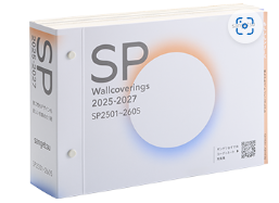サンゲツの量産型壁紙カタログ「SP 2025-2027」の表紙画像