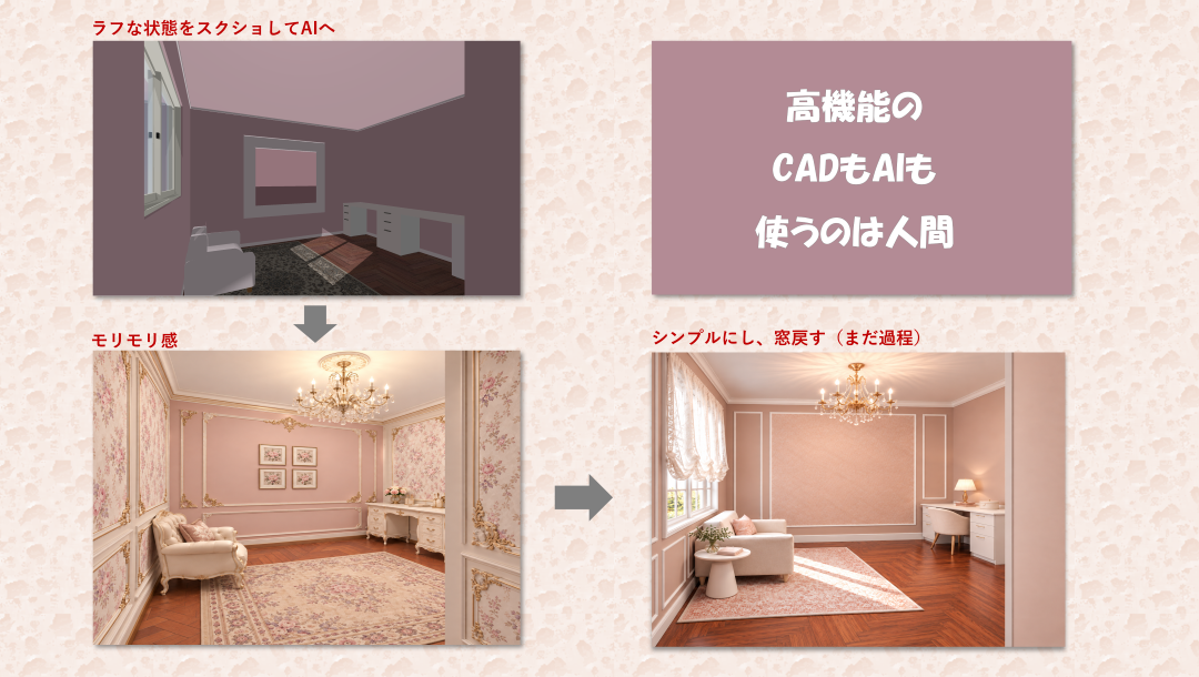CADパースからAI画像に知る流れ